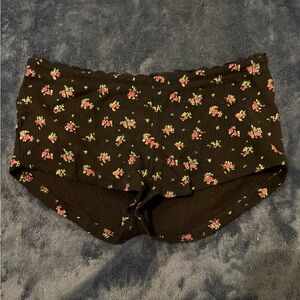 Edikted Black Floral Women's Panties
